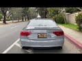 2014 RS5 Drive off, exhaust sound in Dynamic mode. Center resonator delete with an X-pipe.