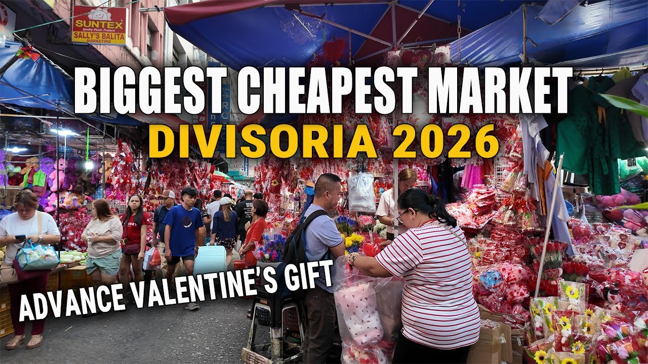 DIVISORIA 2026 Biggest Cheapest Shopping Market in Manila Philippines | Street Scenes & Price Check