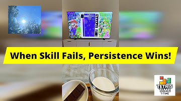 T-Time | Tetris 99 with Mario Skin, Chocolate & Milk Snacks — When Skill Fails, Persistence Wins!