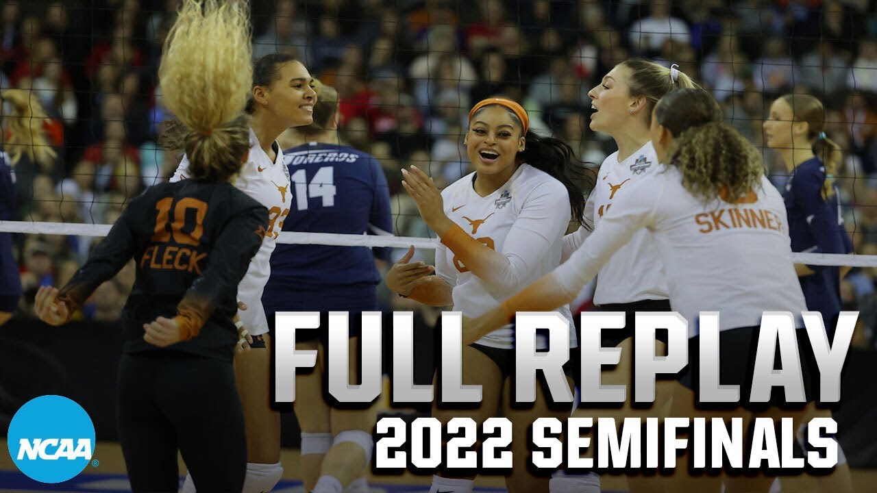 Texas vs. San Diego 2022 NCAA volleyball semifinals FULL REPLAY