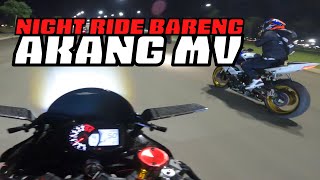 NIGHT RIDE BARENG AKANG MV DAN PARA PANUTAN