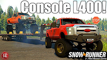 SnowRunner: THE L400 Is ON CONSOLES! (Official Drop) Xbox Series X Gameplay