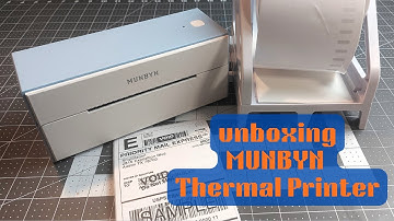 Munbyn Thermal Printer Unboxing & Setup