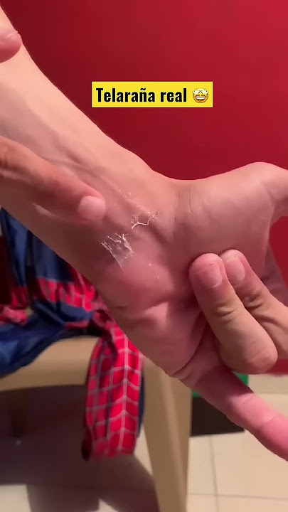 Telaraña con slime?🕷🕸 #hombrearaña #spiderman #spideverse #blog #shorts