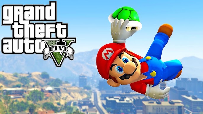 🔴 Mod super mario bros gta 5 - gta 5 ps4 - Mod do mario no gta 5