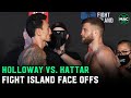 UFC Fight Island 7: Max Holloway vs. Calvin Kattar Final Face Offs
