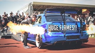 Subaru Impreza Shoots Huge Flames At Kulturschock 2017!!