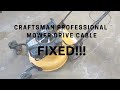 Craftsman Professional Mower Drive Cable Replacement