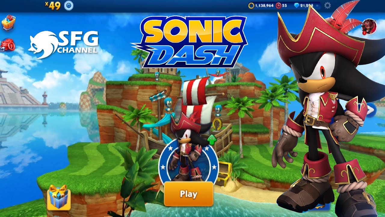 Sonic Dash - Captain Shadow (Wide Screen)