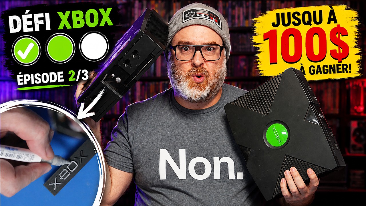 J'ai dû IMPRIMER une pièce pour cette Xbox! (Défi Xbox 2/3)