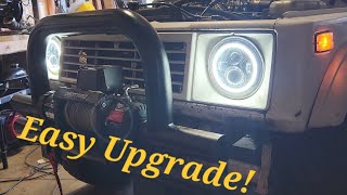 Suzuki Samurai LED headlight install GUIDE/TUTORIAL