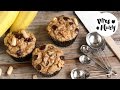 Chunky Monkey Muffins, Gesunde Bananen-Nuss Muffins glutenfrei backen