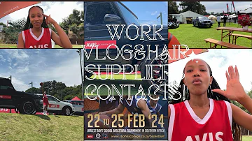 COME WITH ME TO WORK|BASKETBALL TOURNAMENT 2024|AVIS PROMO|NASTY C|FACE PAINTINGS |NBA GIVEAWAYS