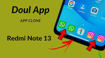 Redmi note 13 dual apps create kaise kare/dual app setting in redmi note 13 pro