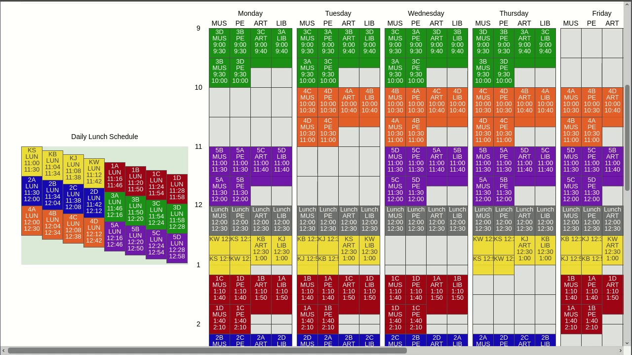 elementary-school-schedule-maker-show-and-tell-youtube