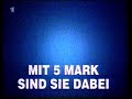 Spot ARD Trailer Fernsehlotterie &quot;Mit 5 Mark sind Sie dabei&quot; 80er 90er