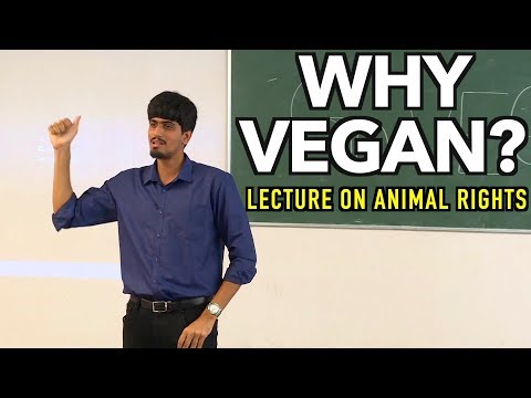 Why Vegan? - Lecture on Animal Rights at M.S. Ramaiah Medical College  | English | Bangalore |