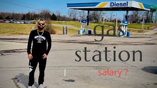 A day on gas station ⛽️! Salary 🇺🇸💵?