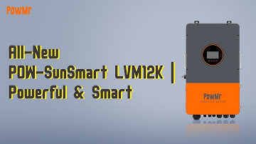 How to Wire the POW-SunSmart LVM12K Solar Inverter?