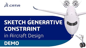 Sketch Generative Constraint in Aircraft Design