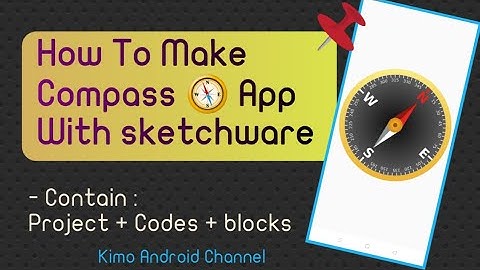 [English] How To Make A Compass App Using sketchware