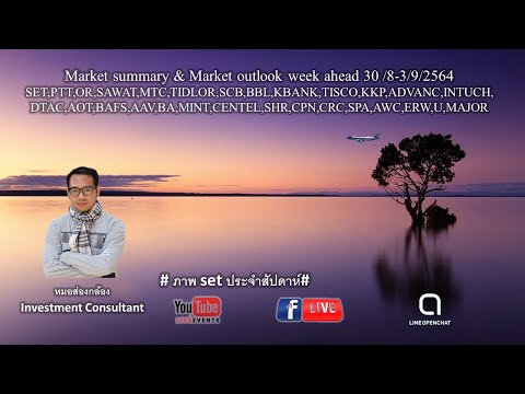 Market summary & Market outlook week ahead 30 /8-3/9/2564