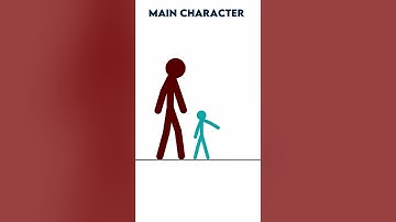 Side Character vs Main Character Plot #anime #pivotanimator #viral #shorts #animation