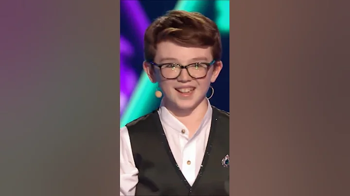 Adorable kid magician performs with a LEGEND