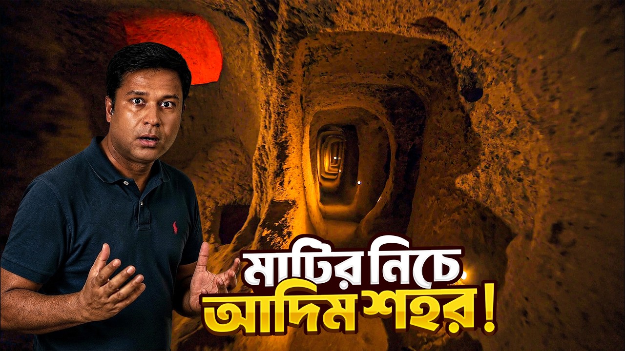 মাটির নিচে কেন শহর তৈরি করেছিলো আদিম মানুষেরা! || Ozkonak Underground City || Cappadocia || Ep-07