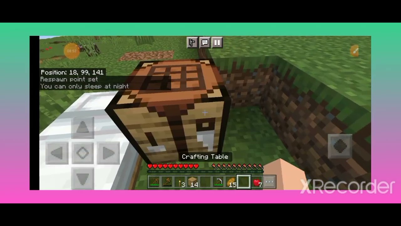 building my house in minecraft survival series ep 1 YouTube