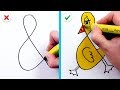 21 Fun and Simple Drawing Tricks: Easy Tips on How to Draw and Doodle