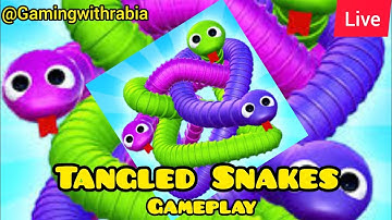 Tangled Snakes Game/All levels live gameplay walkthrough