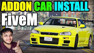 GTA 5 - How To Install Add On car in FiveM | Hindi Tutorial