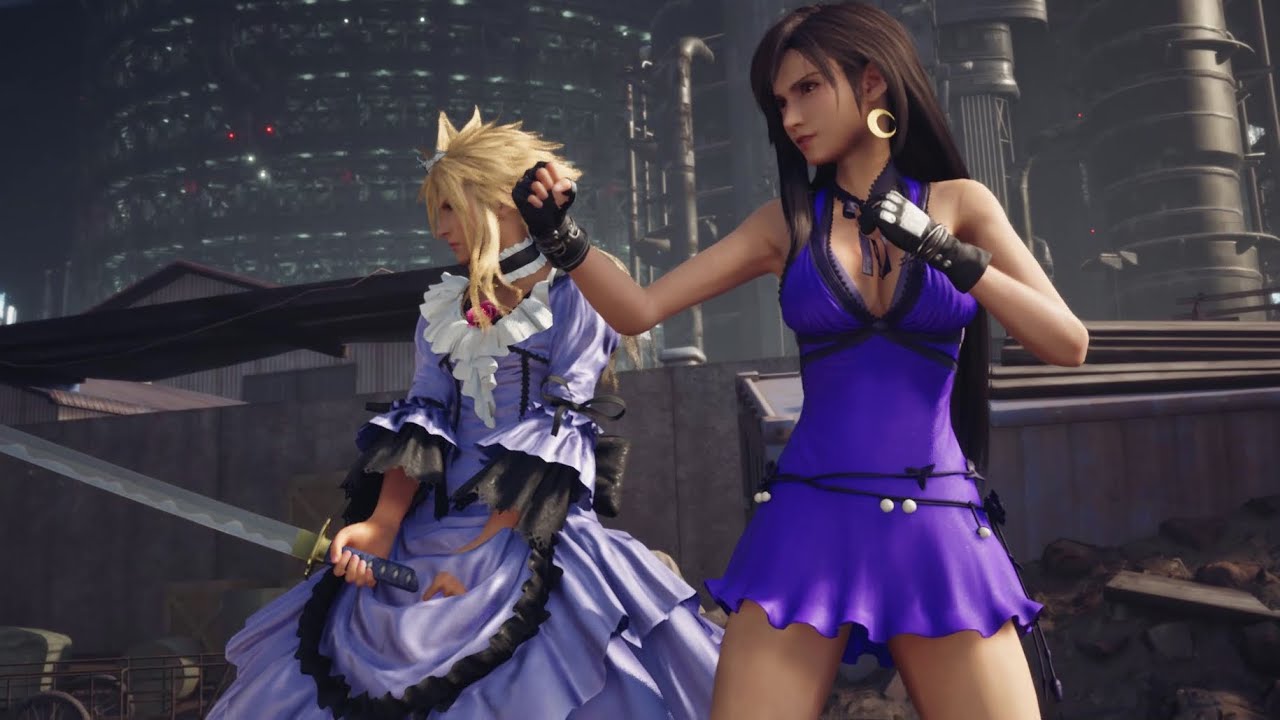 Tifa And Cloud Always In Dresses Mod Part1 Final Fantasy 7 Remake 【pc】 Youtube 