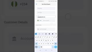 How to fill Request Refund on Moninepoint App