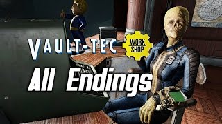 Fallout 4 Vault-Tec DLC - All Endings