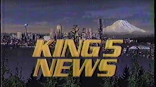 King 5 NEWS - Seattle -  11 o'clock - Intro (1989)