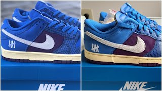 Test Yourself E2, Real Vs Fake Nike Dunk Low Undefeated Dunk vs AF1