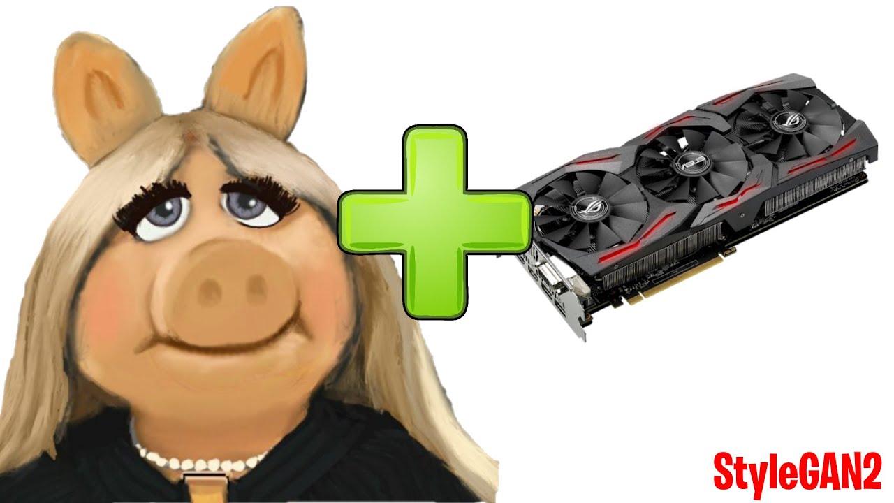StyleGAN2 + Miss Piggy (Thx @Patrick Harkness)