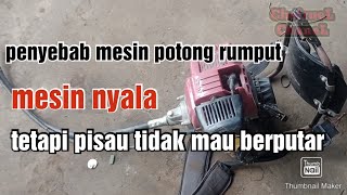 Lawn mower engine turns on, blade does not rotate