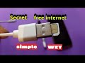 THE SECRET OF FREE INTERNET IS VERY SIMPLE!Works 100% by 2020