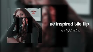 AE Inspired Tile Flip (+preset) || Alight Motion