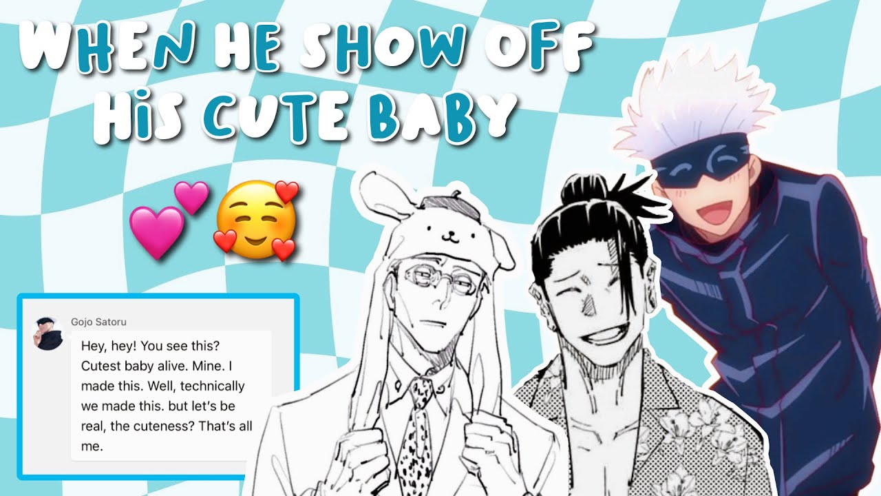 [JJK] Когда он показывает своего милого малыша 💕🥰