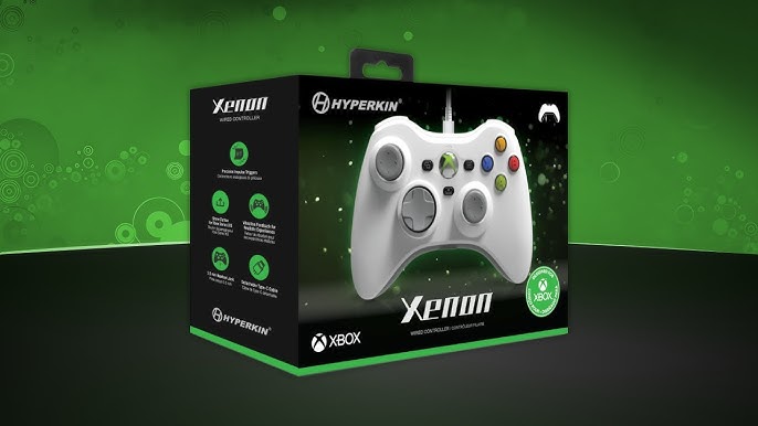 Hyperkin Xenon Wired Xbox 360 Controller Replica Unboxing 