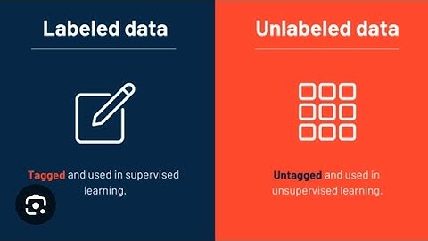 Labelled vs unlabelled data