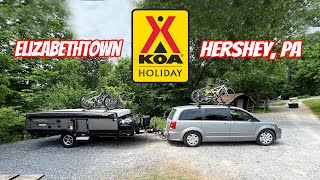 Pop Up Camping Elizabethtown Hershey KOA | Gettysburg | Rockwood 2280bhesp