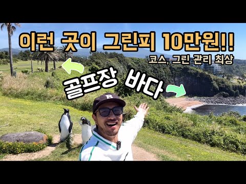 제주 <strong>바다풍경</strong> 골프장이 10만원!! 코스관리 최상! 오랜 구독자분과 라운드!