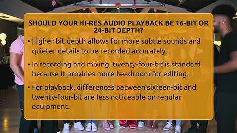 Should Your Hi-res Audio Playback Be 16-bit Or 24-bit Depth? - Audio Gear Insider