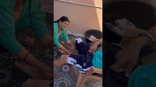 Bathing After Accident