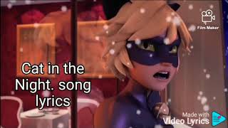 Cat In The Night. Song Lyrics. Miraculous Christmas Special. Miraculous Ladybug And Catnoir